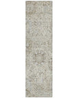 LOOMLAN Rugs Geneva Ivory Washable Indoor-Outdoor Rug