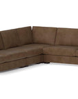 Alabama Reversible L-Shaped Leather Sectional