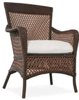 Lloyd Flanders Grand Traverse Outdoor Dining Armchair Sunbrella