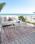 LOOMLAN Rugs Halora Purple Washable Indoor-Outdoor Rug