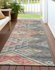 LOOMLAN Rugs Harmony Gray Washable Indoor-Outdoor Rug