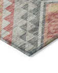 LOOMLAN Rugs Harmony Gray Washable Indoor-Outdoor Rug