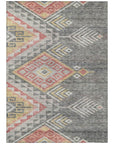 LOOMLAN Rugs Harmony Gray Washable Indoor-Outdoor Rug