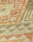 LOOMLAN Rugs Harmony Green Washable Indoor-Outdoor Rug