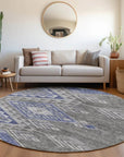 LOOMLAN Rugs Harmony Pewter Washable Indoor-Outdoor Rug