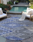 LOOMLAN Rugs Harmony Pewter Washable Indoor-Outdoor Rug