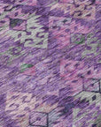 LOOMLAN Rugs Helissa Purple Washable Indoor-Outdoor Rug