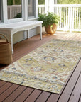 LOOMLAN Rugs Helsinki Gold Washable Indoor-Outdoor Rug