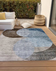 LOOMLAN Rugs Henry Denim Washable Indoor-Outdoor Rug