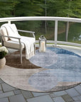 LOOMLAN Rugs Henry Denim Washable Indoor-Outdoor Rug