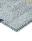 LOOMLAN Rugs Henry Sky Washable Indoor-Outdoor Rug