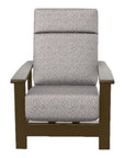 Telescope Leeward Deep Seat High Back Hidden Motion Outdoor Arm Chair