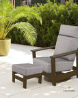 Telescope Leeward Deep Seat High Back Swivel Hidden Outdoor Rocker