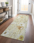 Ilunara Gold Washable Indoor - Outdoor Rug - LOOMLAN - LOOMLAN Rugs - Outdoor Rugs