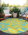 LOOMLAN Rugs Inoa Gold Washable Indoor-Outdoor Rug