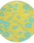 LOOMLAN Rugs Inoa Gold Washable Indoor-Outdoor Rug