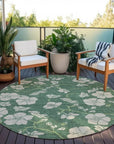 Inoa Green Washable Indoor - Outdoor Rug - LOOMLAN - LOOMLAN Rugs - Outdoor Rugs
