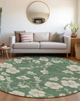 Inoa Green Washable Indoor - Outdoor Rug - LOOMLAN - LOOMLAN Rugs - Outdoor Rugs