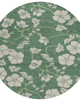 Inoa Green Washable Indoor - Outdoor Rug - LOOMLAN - LOOMLAN Rugs - Outdoor Rugs