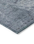LOOMLAN Rugs Isadorae Blue Washable Indoor-Outdoor Rug