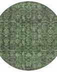 LOOMLAN Rugs Jane Green Washable Indoor-Outdoor Rug