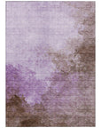 LOOMLAN Rugs Julian Lavender Washable Indoor-Outdoor Rug