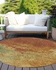 LOOMLAN Rugs Julian Orange Washable Indoor-Outdoor Rug