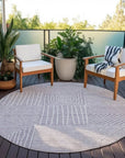 LOOMLAN Rugs Junia Purple Washable Indoor-Outdoor Rug