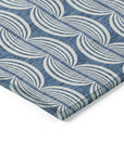 LOOMLAN Rugs Kairova Denim Washable Indoor-Outdoor Rug