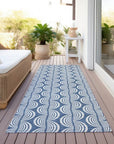 LOOMLAN Rugs Kairova Denim Washable Indoor-Outdoor Rug