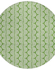 LOOMLAN Rugs Kairova Green Washable Indoor-Outdoor Rug