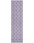 LOOMLAN Rugs Kairova Purple Washable Indoor-Outdoor Rug
