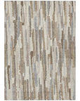 LOOMLAN Rugs Kember Ivory Washable Indoor-Outdoor Rug
