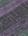 LOOMLAN Rugs Keshira Purple Washable Indoor-Outdoor Rug
