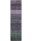 LOOMLAN Rugs Keshira Purple Washable Indoor-Outdoor Rug