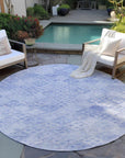 LOOMLAN Rugs Kharma Sky Washable Indoor-Outdoor Rug