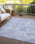 LOOMLAN Rugs Kharma Sky Washable Indoor-Outdoor Rug