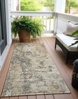 LOOMLAN Rugs Kheira Orange Washable Indoor-Outdoor Rug