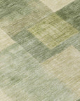 LOOMLAN Rugs Kiva Green Washable Indoor-Outdoor Rug