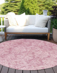 Krymera Pink Washable Indoor - Outdoor Rug - LOOMLAN - LOOMLAN Rugs - Outdoor Rugs
