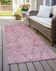 Krymera Pink Washable Indoor - Outdoor Rug - LOOMLAN - LOOMLAN Rugs - Outdoor Rugs