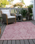 Krymera Pink Washable Indoor - Outdoor Rug - LOOMLAN - LOOMLAN Rugs - Outdoor Rugs