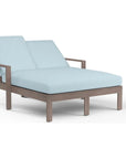 Laguna Sunbrella Outdoor Double Chaise Lounge - LOOMLAN - Sunset West - Outdoor Chaises