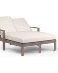Laguna Sunbrella Outdoor Double Chaise Lounge - LOOMLAN - Sunset West - Outdoor Chaises