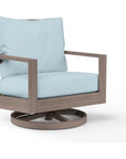 Laguna Sunbrella Swivel Outdoor Club Rocker - LOOMLAN - Sunset West - Outdoor Accent Chairs