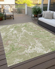 LOOMLAN Rugs Lani Aloe Washable Indoor-Outdoor Rug