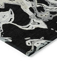 LOOMLAN Rugs Lani Black Washable Indoor-Outdoor Rug