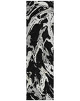 LOOMLAN Rugs Lani Black Washable Indoor-Outdoor Rug