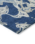 LOOMLAN Rugs Lani Blue Washable Indoor-Outdoor Rug