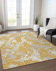 LOOMLAN Rugs Lani Gold Washable Indoor-Outdoor Rug